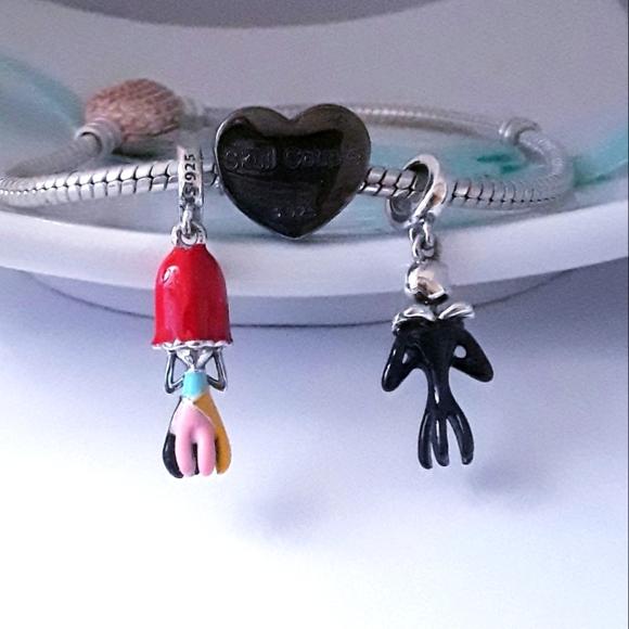 Nightmare before Christmas 3 charm set S925 Sterling Silver Pandora compatible - Picture 4 of 6